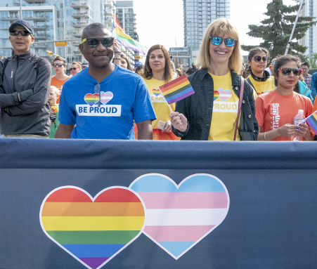 Showing Pride in diversity